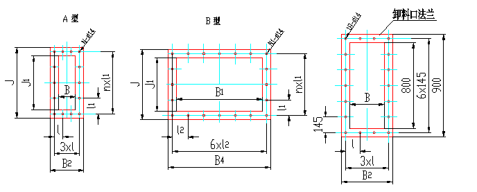 MS32-- MS40型埋刮板输送机装配形式(左装)